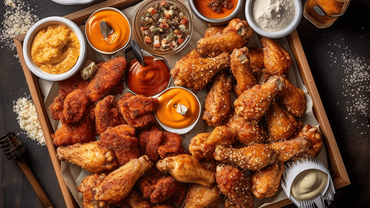 Comarke_An_image_of_a_tray_of_hot_and_crispy_chicken_wings_with_95534b84-ad04-4102-a8b4-18fca5ca3256
